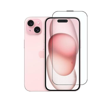 Screen Guard for Apple iPhone 15 | Tempered Glass Screen Protector | Full HD Clarity | Anti-Scratch | Edge-to-Edge Coverage | Easy Installation Kit (Pack Of 2)